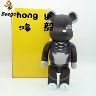 2018.6 New Style 400% Bearbrick Be@rbrick violence PVC Action Figure Collectible Model toy Gifts AG5