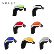 Adepe 2x Mesh Golf Hybrid UT Club Head Cover Headcover Tag 2, 3, 4, 5, 7, X Gray