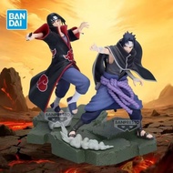 Ready Stock Bandai Glasses Factory Naruto Shippuden Combination Uchiha Sasuke Itachi Jingpin Figure 