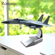 [Ronyme] 1: 100 Alloy US F-15C Fighter Model Miniature Sturdy Multifunctional Realistic Metal Plane 