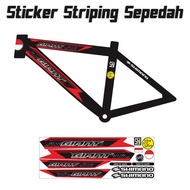 Bike STICKER STRIPING GIANT VARIATION NEW SIMPLE MOTIF