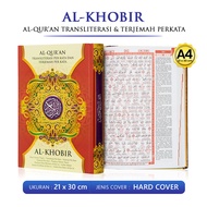 Al Quran Al Khobir A4 Ukuran Besar Transliterasi dan Terjemah Perkata HVS - Al Quran Murah