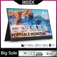 BEEX Monitor 15.6" Portable Monitor 1080P Monitor TV MInI HDMI USB-C For Laptop Phone PS4/5 Switch