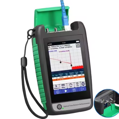 Mini OTDR AUA-18/180/161A/U Optical Time Domain Reflectometer 1310/1550/1610nm 22/20dB 80KM Active O