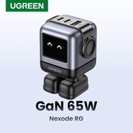 【Nexode】UGREEN Uno 65W RoboGaN Fast Robot Charger RG for iPhone 15 14 13 Pro Max Samsung S24 S23 Ultra Model:15570
