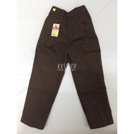 [Falcon 699EX][New] Brown School Long Pant (Cotton) | Seluar Panjang Sekolah Coklat (Cotton)