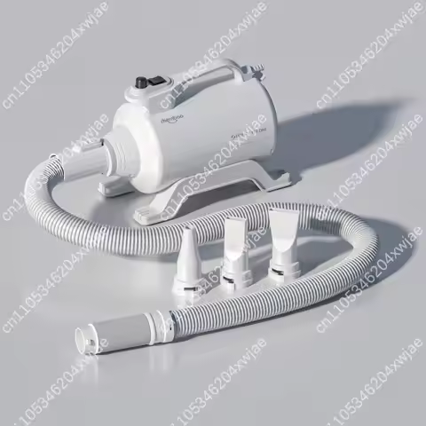 Professional Pet Hair Dryer High Power Low Noise Blower for Large Dogs Cats Fast Drying Grooming Too