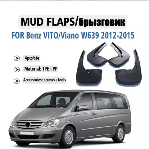 2012 2013 2014 2015 For Benz Viano Vito W639 Mud Flap Guards Splash Mudguard Fender Mudflaps Car Acc