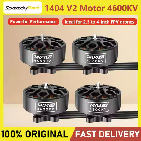 4PCS SpeedyBee 1404 V2 Motor 4600KV 4S LiPo Aluminum alloy material for Bee25 2.5inch FPV Drone viol