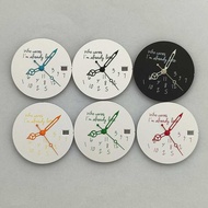 28.5mm Sand White Face+Hollow Pointer No Luminous Suitable for Japan NH35N/H36/7S Movement Watch Acc