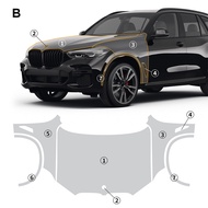 ฟิล์มรถยนต์ที่มองไม่เห็นรถยนต์ TPU AIRSPEED TPU สำหรับ BMW X5 M Sport 2019-2023สีเต็มรูปแบบป้องกันรอ