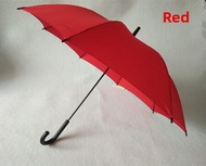 Sturdy Automatic Straight-Handled 106cm Rain Umbrella Windproof Pure Color Long-Handled Business Stu