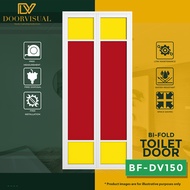 Aluminium Bi-fold Toilet Door Design BF-DV150 | BiFold Toilet Door Specialist Shop in Singapore