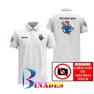 TECHNICIAN Polo Collar T-Shirts - FREE YOUR NAME AND BUSINESS Novel