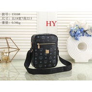 2024 MCM_New man bag sling bag handbag men rhombus small fragrance chain shoulder bag beg Tangan Wanita 75