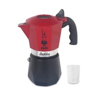 BIALETTI - 4杯裝鋁質加壓摩卡咖啡壺-紅色