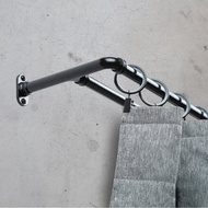 捷安傢飾Home Desyne│MIT│15.7mm│工業風│雙層│伸縮窗簾桿│