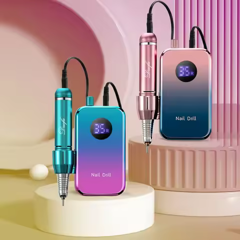 Portable Rechargeable Mini Nail Drill Machine, Nail Polish Remover, Ultra-Long Battery Life, 35,000 