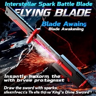 Sparkblade Sword Toys Colorful Streamer Glowing With Spark & Smoke Effect Light Sword Cosplay Katana