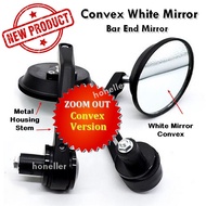 Convex Wide Angle Motorcycle Bar End Side Mirror for eBike Motorcycle Bicycle Mirror Accessories