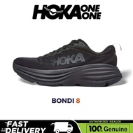 【Hoka flagship store】Hoka Bondi 8 Mesh breathable running shoes Triple Black