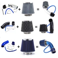 Car Performance Air Intake Filter Induction Pipe System 76Mm Air Filter Wira Waja Open pod piping mo