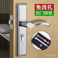 🚓Single Tongue Lock Bedroom Door Lock Household Universal Door Wooden Door Interior Lock Door Handle Old-Fashioned Lock
