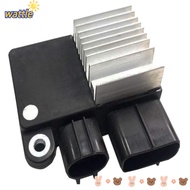 WATTLE Cooling Fan, 5 Pins Metal Control Module, Reliable Plastic Black 499300-3400 For Mazda 5 2.3L 2007-2010