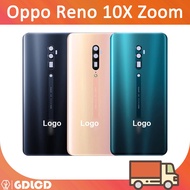 For OPPO Reno 10X back battery cover Zoom 10Xzoom Rear Housing Door Battery Cover Panel Mobile Phone Case Shell