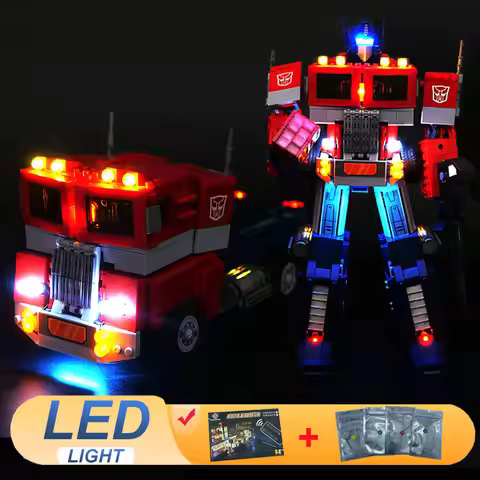 LED Light Kit For LEGO 10302 Optimus Prime compatible 10203 DIY Toys Gift (Not Include Building Bloc