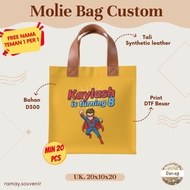 MOLIE BAG UK.23X10X23 BIRTHDAY BAG/ GOODIE BAG CUSTOM BAG/ FREE NAME/ BIRTHDAY SOUVENIR