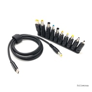 fol Safe USB C to for DC Power Cord Stable Charging Adapter with 10 Connector Adapter 59 06in Length