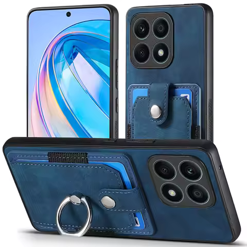 For Motorola G56 G66Y G66J G86 5G Luxury Case Leather Card Ring Stand Shell Moto G86 Power G96 G66Y 