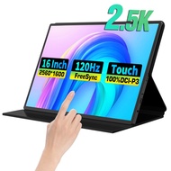 16 "2.5K 120Hz Touchscreen Portable Monitor 2560*1600 16:10 100%sRGB Display Game Screen For Laptop Mac one Xbox PS4/5 S