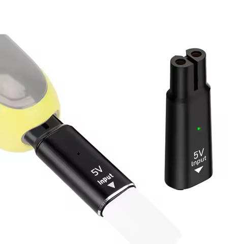 YUKU 5V Type-C Shaver Adapter Charging Converter for Philips Norelco OneBlade QP2724 QP2834 QP4530 Q
