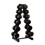 GSPORTS ชุดดัมเบลพร้อมชั้นวาง 72kg 3 4 5 6 8 10 รวม6คู่ สีดำ Dumbbell Set with 6-Pair A-Shaped Rack