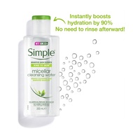 [HCM]Simple - Nước Tẩy Trang Simple Dành Cho Da Nhạy Cảm 200ml Kind To Skin Micellar Cleansing Water