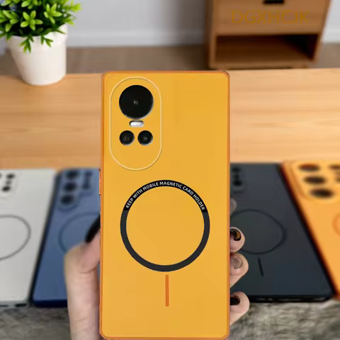 For Oppo Reno 10 Case OPPO Reno 10 Pro Phone Case oppo Reno10 5G 10pro Cover Shookproof Color magnet