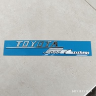 Toyota Land Cruiser plastic emblem, adhesive model for Toyota Land Cruiser FJ BJ LC 70 SERIES