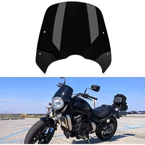 Motorcycle Windshield for Kawasaki Vulcan 650 S650 VN650 EN650 2015-2022 Windscreen Headlight Wind D