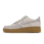 Nike Casual Shoes Air Force 1 07 Low Gray Brown Suede Rubber Sole Men's AF1 [ACS] FD3365-001