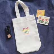Canvas bag/ canvas water bottle bag lock&lock Yeti