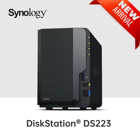 Synology DiskStation DS223 2 Bay NAS Network Storage (Diskless) Data Management Platform For Home An