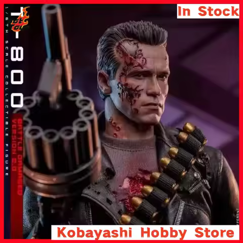 Original Hot Toys HT MMS795 Terminator 2 Judgment Day T-800 2.0 1/6th in Stock Anime Action Collecti