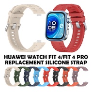 Huawei Watch Fit 4 / Fit 4 Pro Tali Huawei Watch Fit4 pro Replacement Strap Silicone Band Huawei Wat
