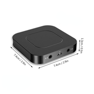 Lunmao ตัวรับสัญญาณ WiFi เครื่องส่งสัญญาณบลูทูธแบบ2 In 1แบบพกพา BT 5.0ตัวแปลงเสียงโหมด Rx/tx สำหรับท
