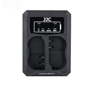 JJC USB Dual Battery Charger for Nikon Z5 Z6 Z7 Z6II Z7II D780 D7100 D7000 D7500 D800 D810 D850 D500 D7200 D750 D600 D610 V1 (Charger for Nikon EN-EL15/EN-EL15a)
