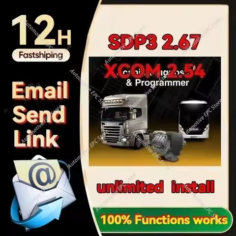 NEW SDP3 2.67.1 with XCOM 2.54 for Scania Heavy Duty Truck Buses Engine Diagnostic Programmer Work M