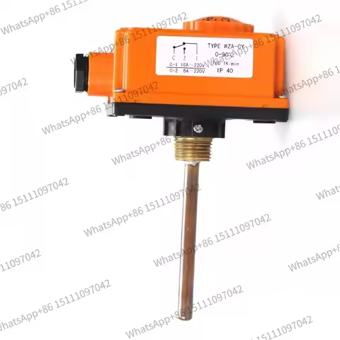 3Pcs 0-90 Degrees High Quality Adjustable Thermostat Boiler Heating Pipeline Bimetal Thermostat