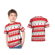 D Kaos Anak Natal Merry Christmas | Kaos Natal Anak FullPrint